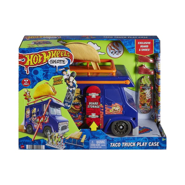 Hot Wheels Action Skate Taco Truck Play Case