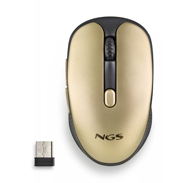 NGS EVO RUST mus Kontor Højre hånd RF trådløst Optisk 1600 dpi