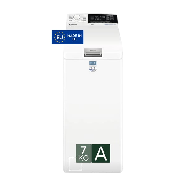 Electrolux EW7T337A vaskemaskine Top-indlæsning 7 kg 1300 rpm Hvid