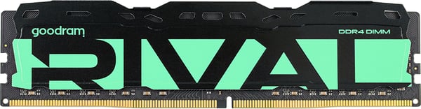 Goodram *DDR4 Rival Radiant 8GB (1* 8)/3200 CL16 Green hukommelsesmodul 1 x 8 GB 3200 MT/s 288-pin DIMM