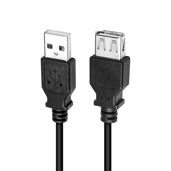 LogiLink CU0012B USB-kablar USB 2.0 5 m USB A 0,48 Gbit/s Svart