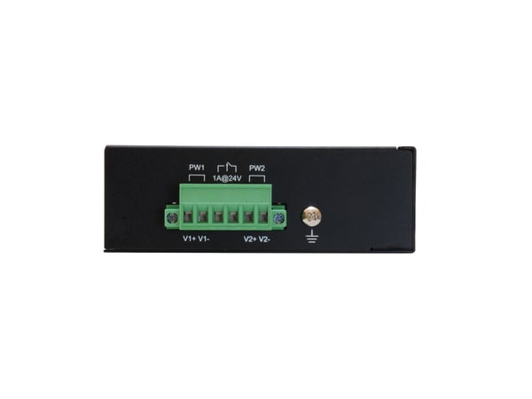 LevelOne IFS-0501 netværksswitch Ikke administreret Fast Ethernet (10/100) Sort