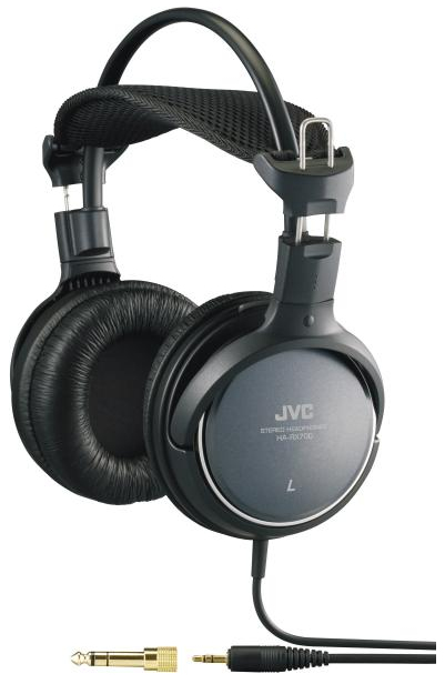 JVC HA-RX700 Hörlurar Kabel Huvudband Musik Svart