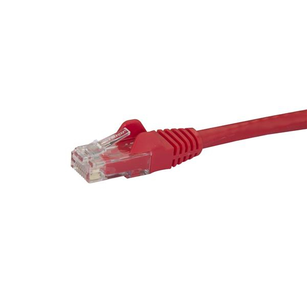 StarTech.com Cat6 Snagless RJ45 Nätverkskabel - 10m - Röd - Cat 6 Ethernet UTP Kabel 10 Meter - Patch
