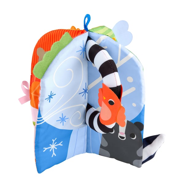 Fisher-Price Sensory Seasons Soft Book, leikkiä vatsallaan syntymästä lähtien