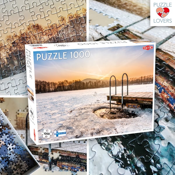 Tactic Puzzle Lovers Winter Swimming 1000 palan palapeli