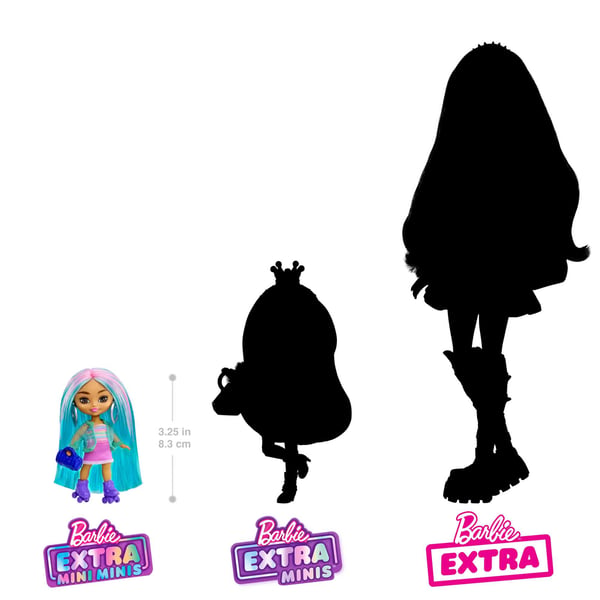 Barbie Extra Mini Minis-docka