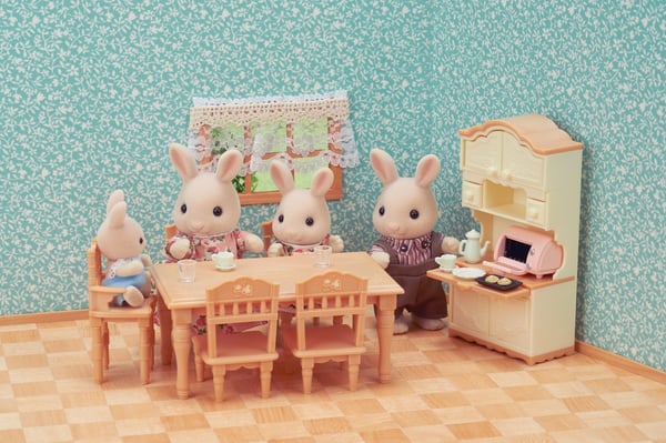Sylvanian Families Landhus spisestue