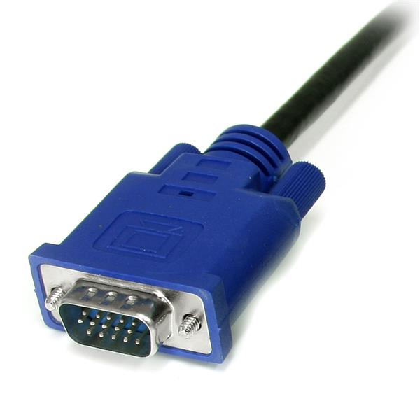 StarTech.com SVECON6 KVM-kablar Svart 1,8 m