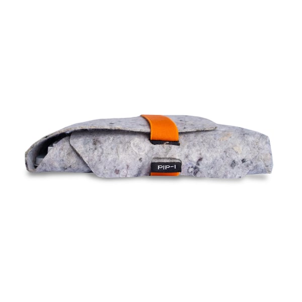R-Go Tools R-Go Pouch vilten etui voor Split toetsenbord, tasje gemaakt van gerecycled textiel, sociaal product, grijs