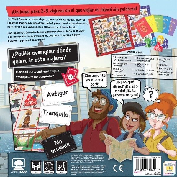 Asmodee Word Traveler Brädspel Familj