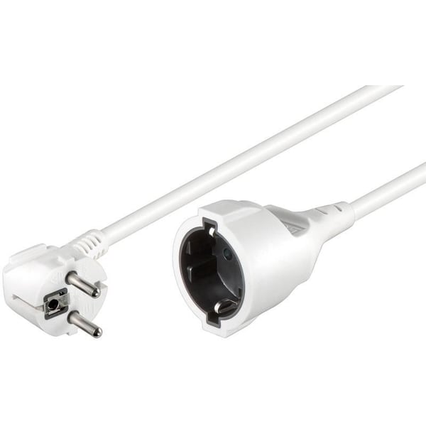 Microconnect PE140500W stikdåse 5 m 1 AC stikkontakt(er) Hvid