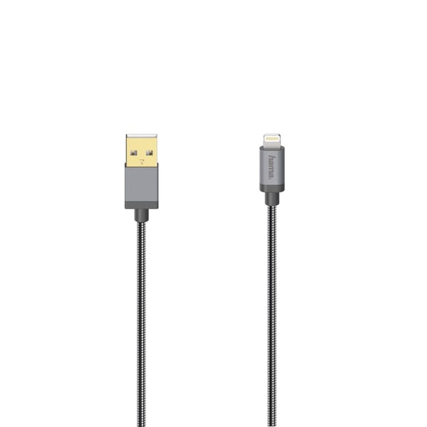 Hama 00200501 Lightning kabel 0,75 m Anthracit