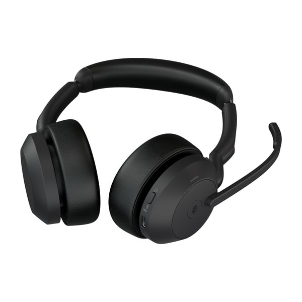 Jabra Evolve2 55 MS Stereo Headset Bluetooth ANC USB-A Svart (25599-999-999)