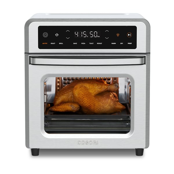 Cosori CAF-R121-SUS frituregryde Enkelt 12 L Enkeltstående 1800 W Varmluftsteger Rustfrit stål Cosori CAF-R121-SUS frituregryde Enkelt 12 L Enkeltstående 1800 W Varmluftsteger Rustfrit stål