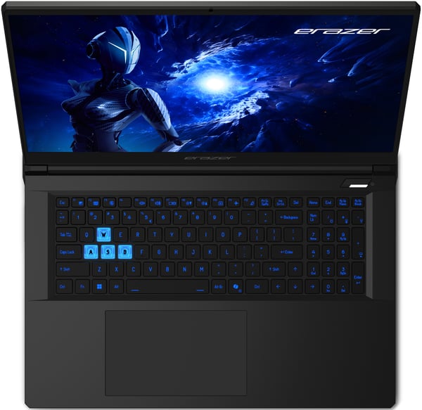 ERAZER Scout 17 E1 MD62758 Intel Core 5 210H Kannettava tietokone 43,9 cm (17.3") Full HD 16 GB DDR5-SDRAM 1 TB SSD NVIDIA GeForce RTX 5050 Wi-Fi 6E (802.11ax) Windows 11 Home Musta QWERTY