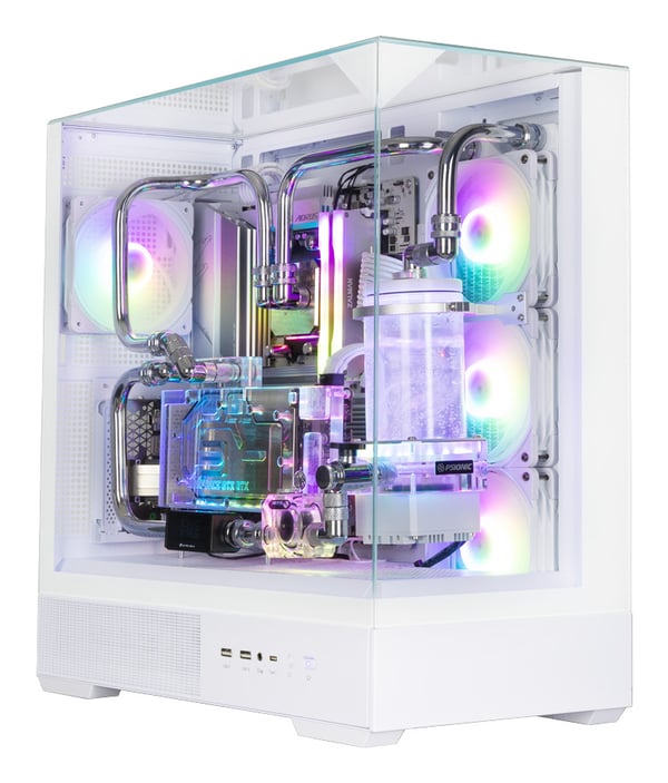 Zalman P40 Prism Plus White Midi Tower Valkoinen