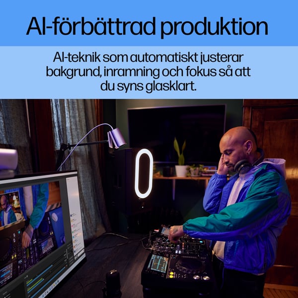 HP 960 4K-webbkamera för streaming
