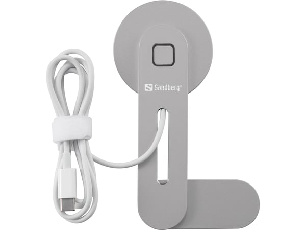Sandberg 441-53 mobiililaitteen laturi Älypuhelin Harmaa USB Langaton lataaminen Auto, Sisätila Sandberg 441-53 mobiililaitteen laturi Älypuhelin Harmaa USB Langaton lataaminen Auto, Sisätila