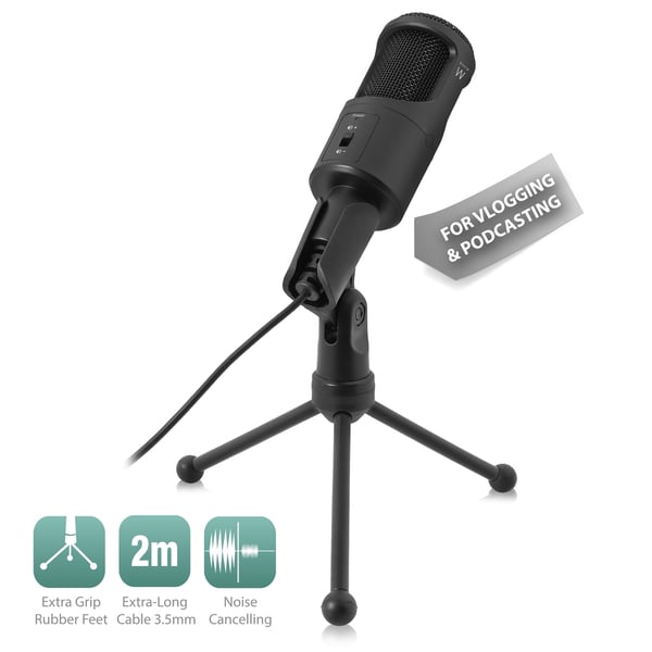 Ewent EW3552 mikrofon Sort Pc-mikrofon