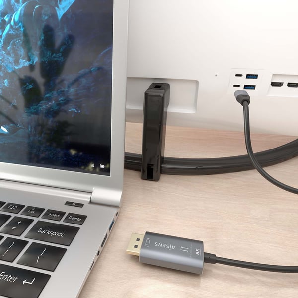 AISENS A109-0880 videokaapeli-adapteri 1,8 m USB Type-C DisplayPort Musta