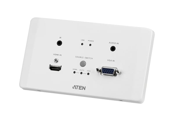 ATEN VE2812AEUT-AT-G AV forlænger AV sender Hvid