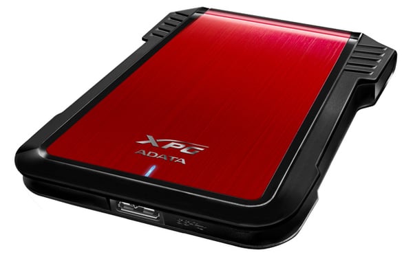 ADATA EX500 HDD/SSD kabinet Sort, Rød 2.5"