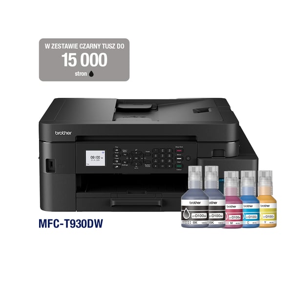 Brother MFC-T930DW multifunktionsskrivare Bläckstråleskrivare A4 6000 x 1200 DPI 30 ppm Wi-Fi