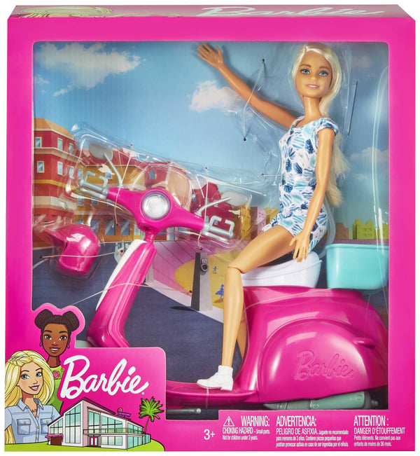 Barbie Barbie-nukke ja tarvikkeita