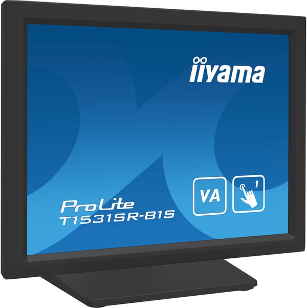 iiyama T1531SR-B1S platta pc-skärmar 38,1 cm (15") 1024 x 768 pixlar XGA LCD Pekskärm Svart