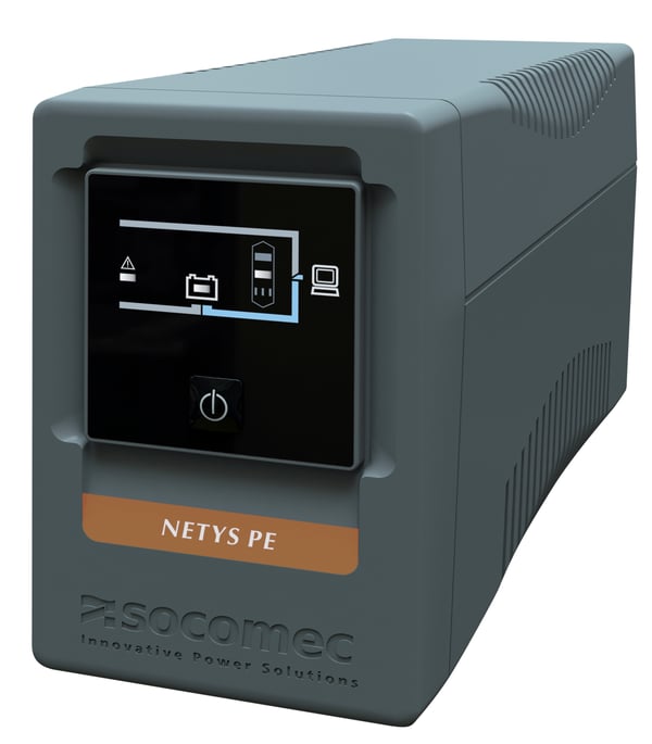 Socomec NETYS PE NPE-0850 UPS-virtalähde Linjainteraktiivinen 0,85 kVA 480 W 4 AC-pistorasia(a)