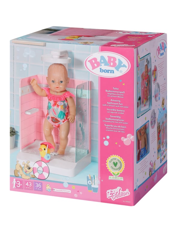 BABY born Bath Walk in Shower Dukke badeværelse