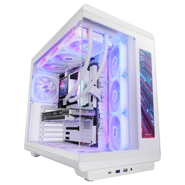 Mars Gaming MCREVMAXW datorväskor Midi Tower Vit