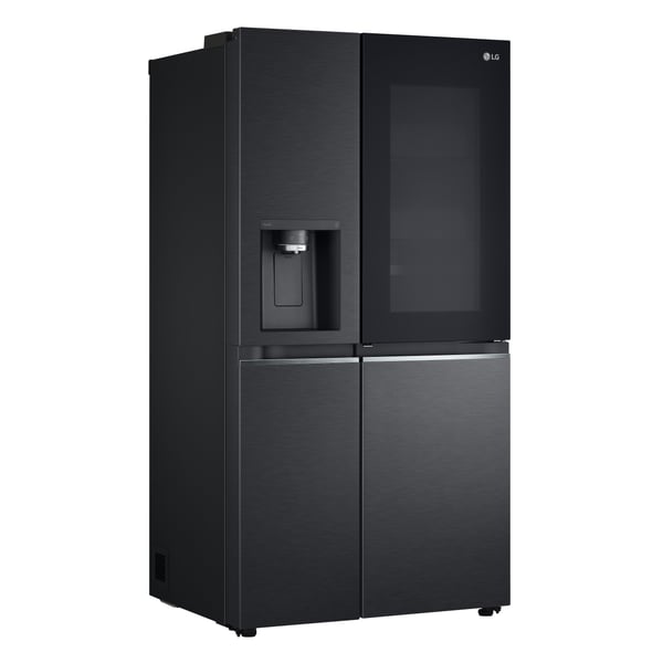LG InstaView GSXV91MCAE Kombinerad kyl/frys side-by-side Fristående 635 l Svart