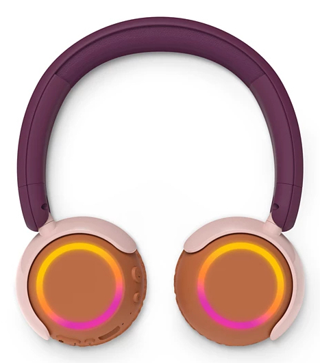 Philips 4000 series TAK4200MP/00 kuulokkeet ja kuulokemikrofoni Langaton Pääpanta Puhelut/Musiikki Bluetooth Oranssi, Purppura, Ruusu