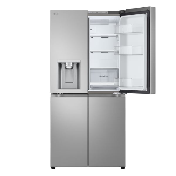 LG GML860PYFE Kombinerad kyl/frys side-by-side Fristående 506 l Rostfritt stål