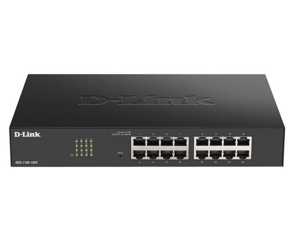 D-Link DGS-1100-24PV2 netværksswitch Administreret L2 Gigabit Ethernet (10/100/1000) Strøm over Ethernet (PoE) Sort D-Link DGS-1100-24PV2 netværksswitch Administreret L2 Gigabit Ethernet (10/100/1000) Strøm over Ethernet (PoE) Sort