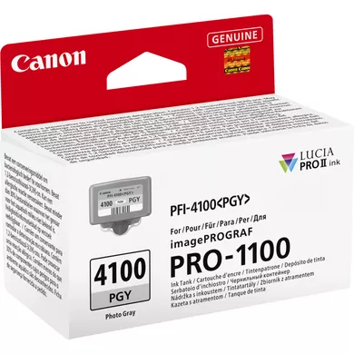 Canon LUCIA PRO II blækpatron 1 stk Original Standard udbytte Foto grå