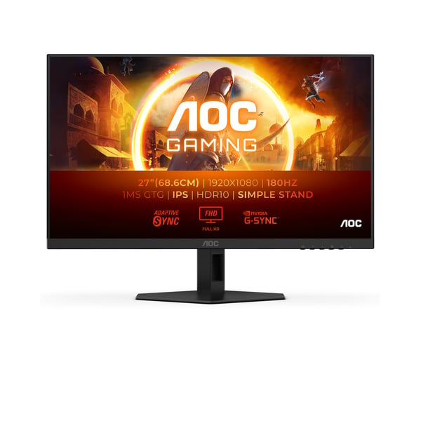 AOC 27G4XE computerskærm 68,6 cm (27") 1920 x 1080 pixel Fuld HD LCD Sort, Grå