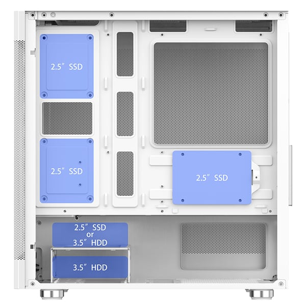 itek PROMESH 35W Mini Tower Hvid