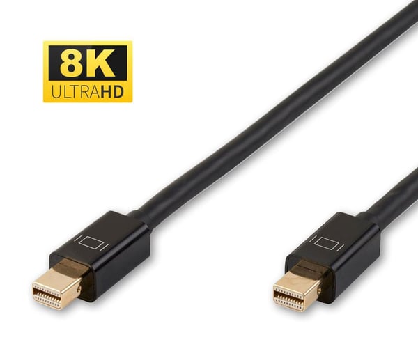 Microconnect MDPMDP1BV1.4 DisplayPort-kaapeli 1 m Mini DisplayPort Musta Microconnect MDPMDP1BV1.4 DisplayPort-kaapeli 1 m Mini DisplayPort Musta