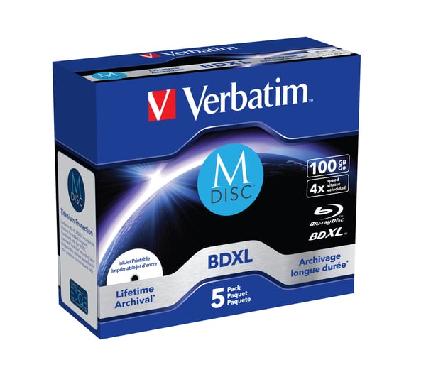 Verbatim 43834 blank Blu-ray disk BDXL 100 GB 5 stk
