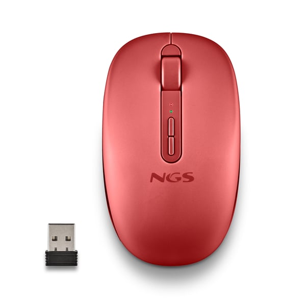 NGS FOG DUAL RED hiiri Universaali Molempikätinen RF Wireless + Bluetooth 1600 DPI
