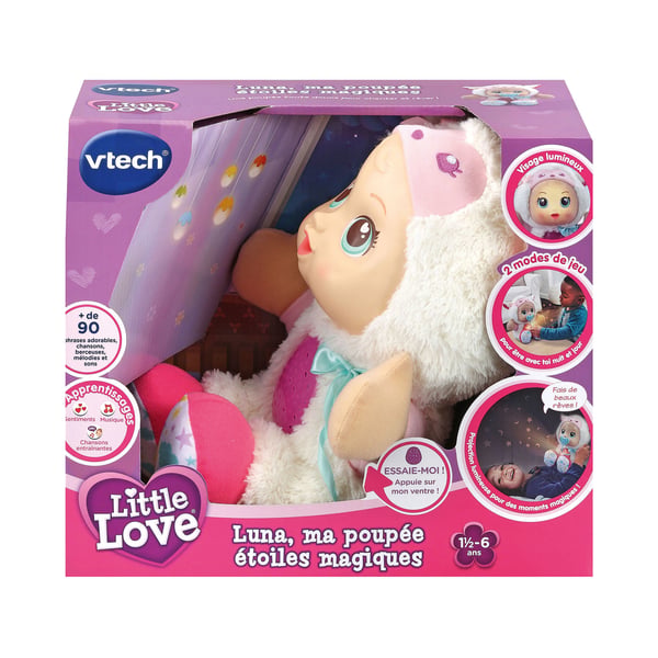 VTech Little Love LUNA, MA POUPÉE ÉTOILES MAGIQUES