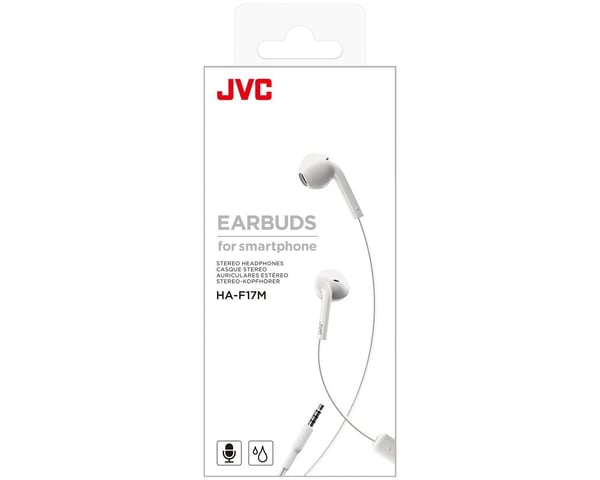 JVC HA-F17M Headset Kabel I öra Samtal/musik Vit