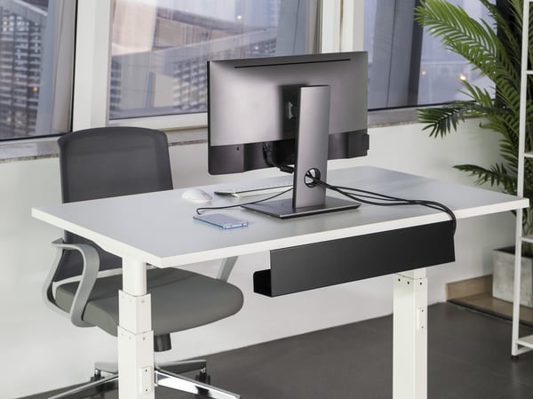 Equip 650863 kabelorganisator Skrivebord Kabelbakke Sort 1 stk