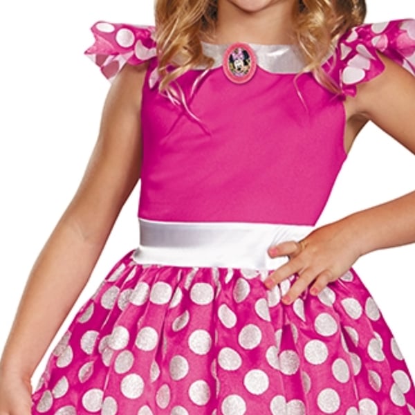 Disguise Disney Minnie Mouse Pink Naamiaisasu Lapsi Naaras Halloween