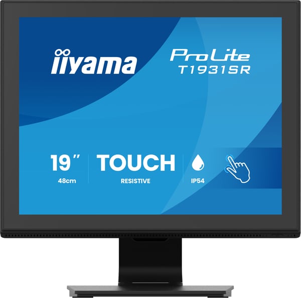 iiyama ProLite T1931SR-B2S platta pc-skärmar 48,3 cm (19") 1280 x 1024 pixlar SXGA LCD Pekskärm Bord Svart