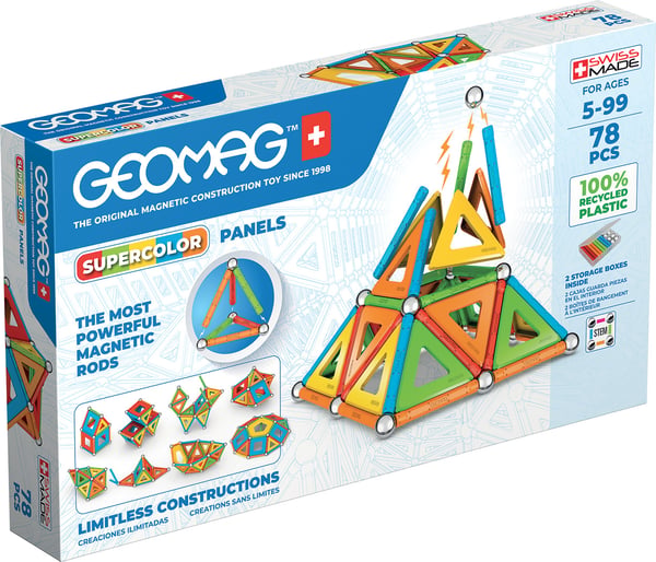 Geomag SuperColor Panels Recycled Neodymmagnetleksak
