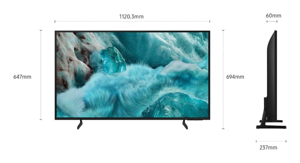 Samsung QE98Q7FAAU 2,49 m (98") 4K Ultra HD Smart TV Wi-Fi Sort